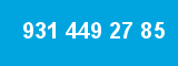 931 449 27 85 931 449 27 85